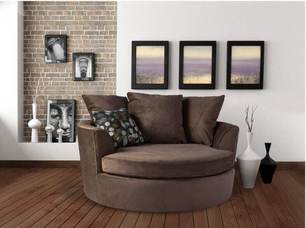 Barrel Shape Sofa Couch