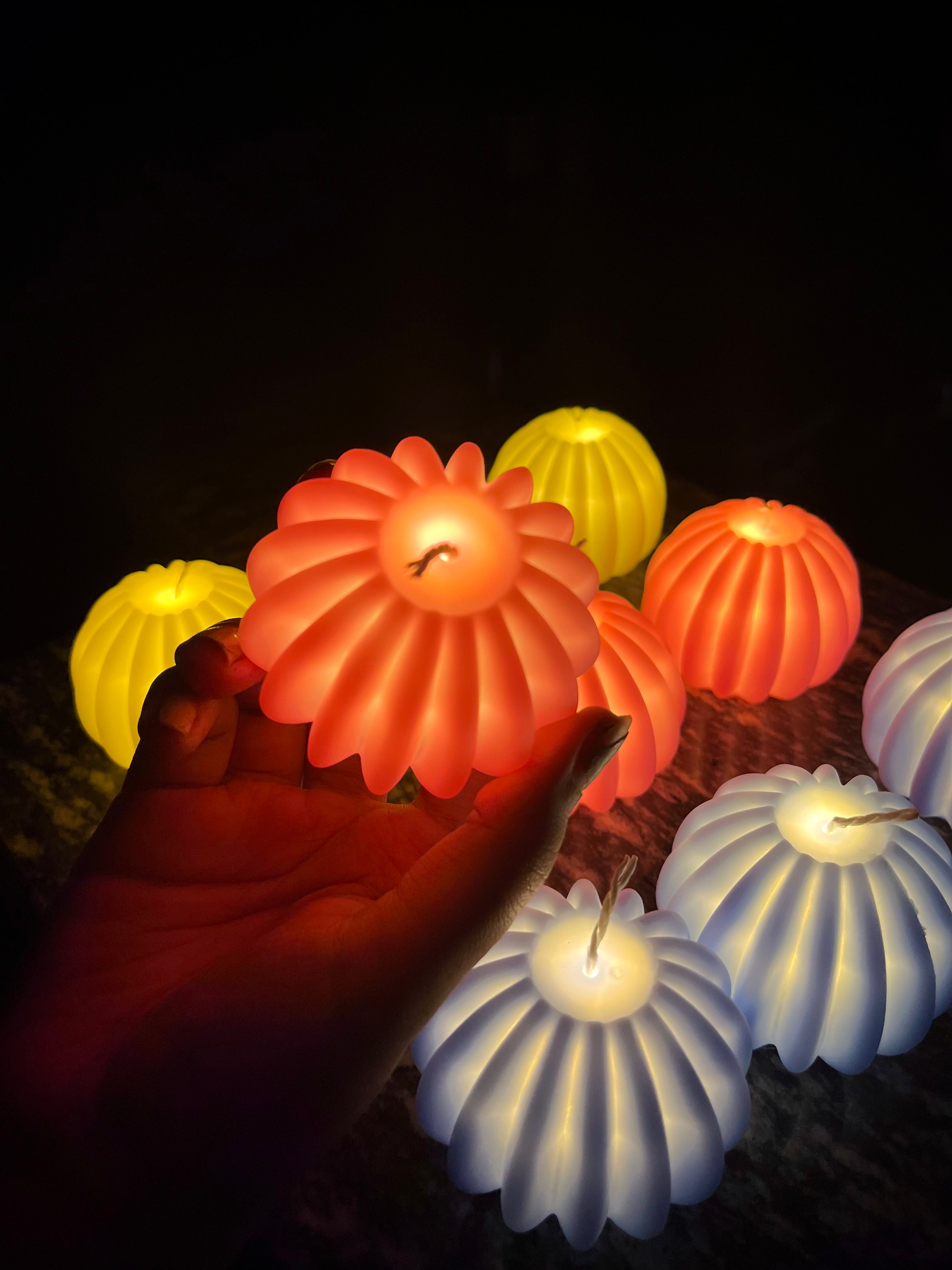 LED Flower Candle Light