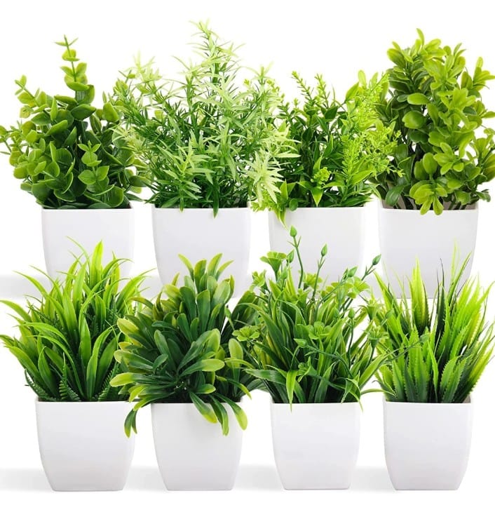 Artificial Potted Plant Set