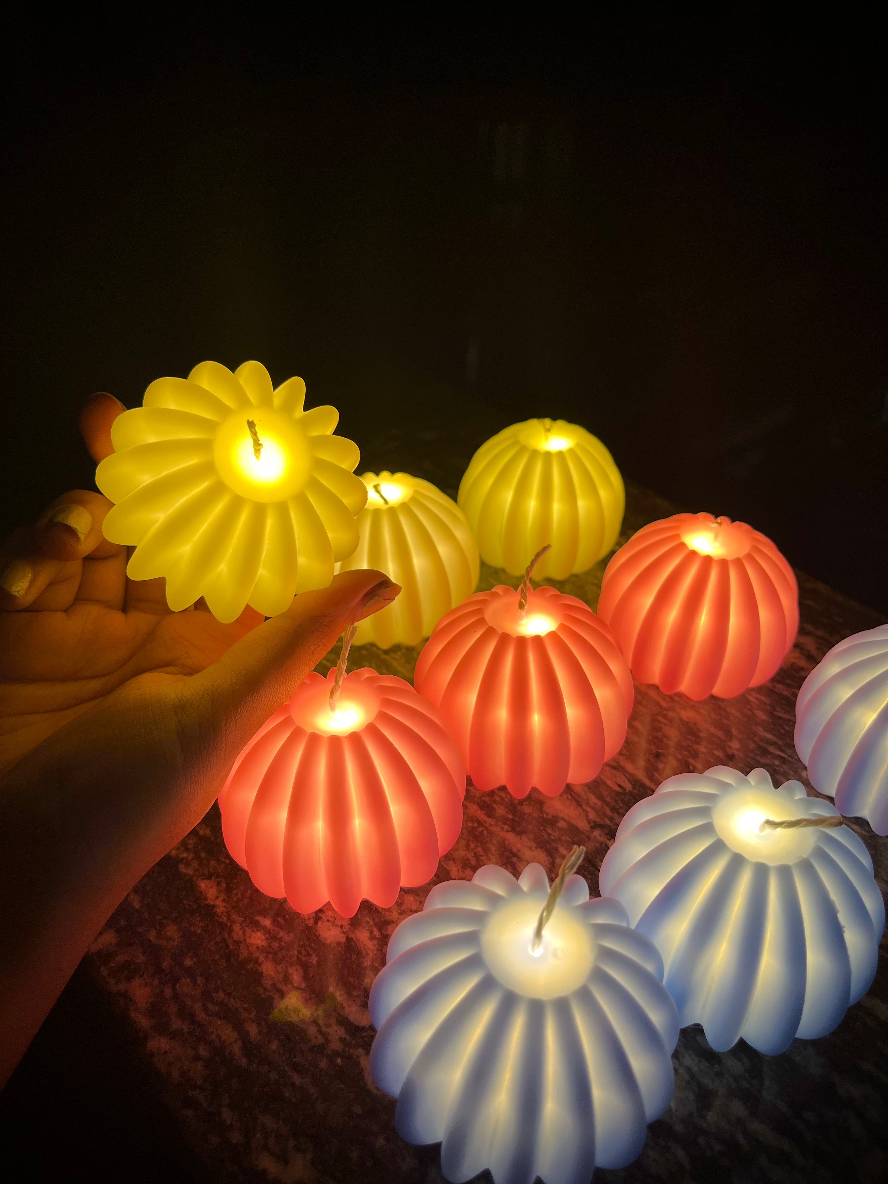 LED Flower Candle Light
