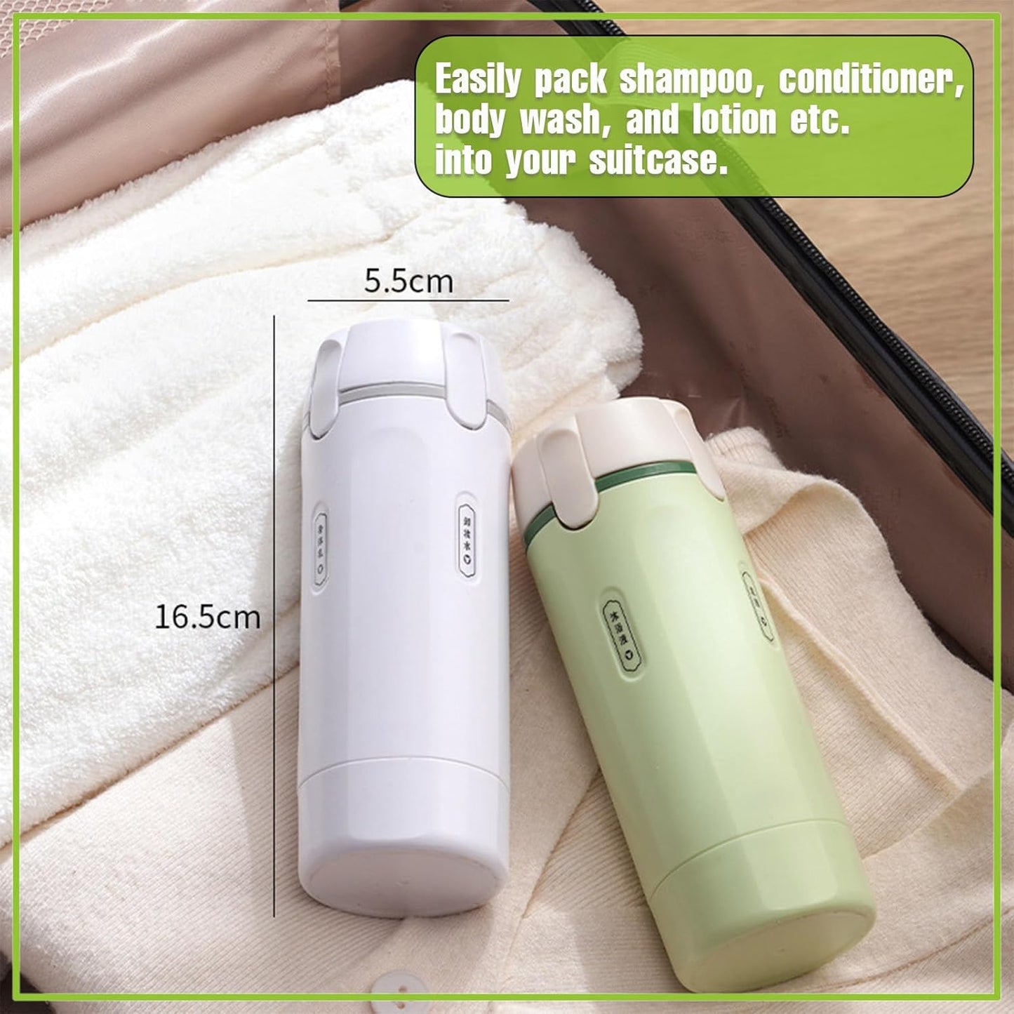 4 in 1 Travel Dispenser Bottle