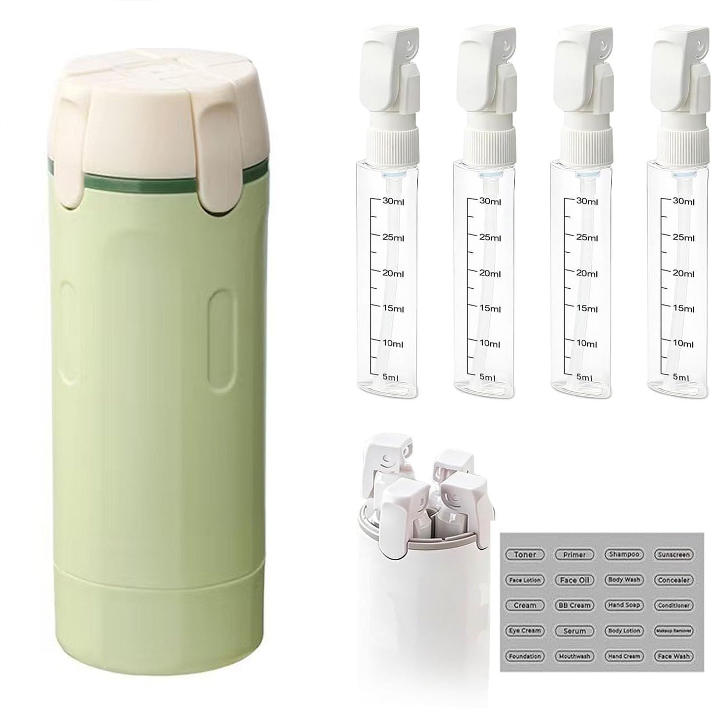 4 in 1 Travel Dispenser Bottle