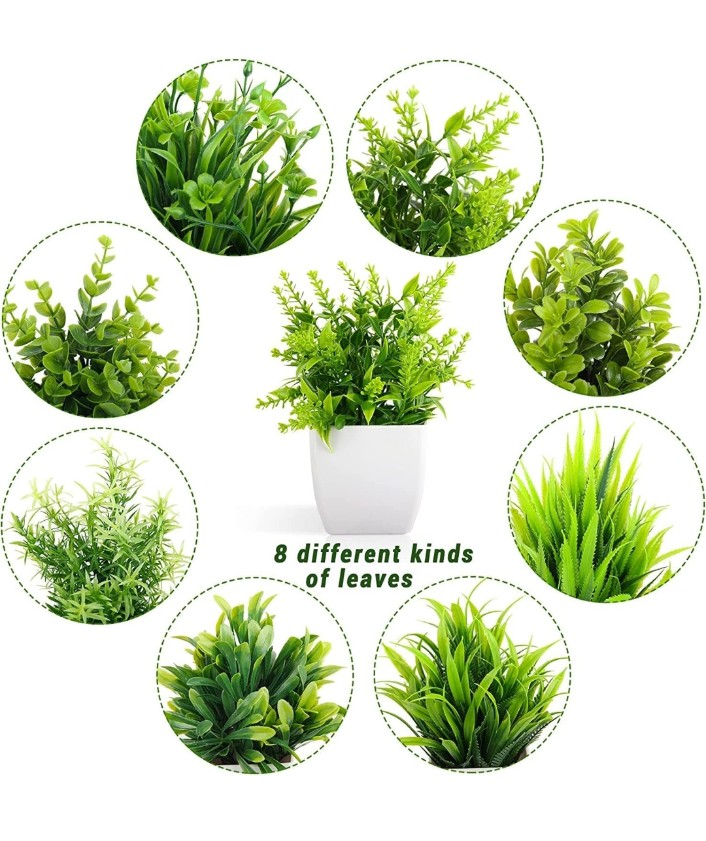 Artificial Potted Plant Set