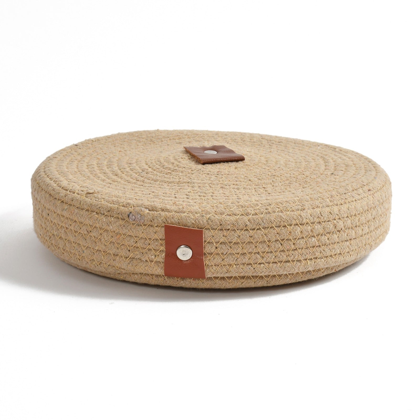 Round Jute Dry Fruits Tray with 4 Bowls