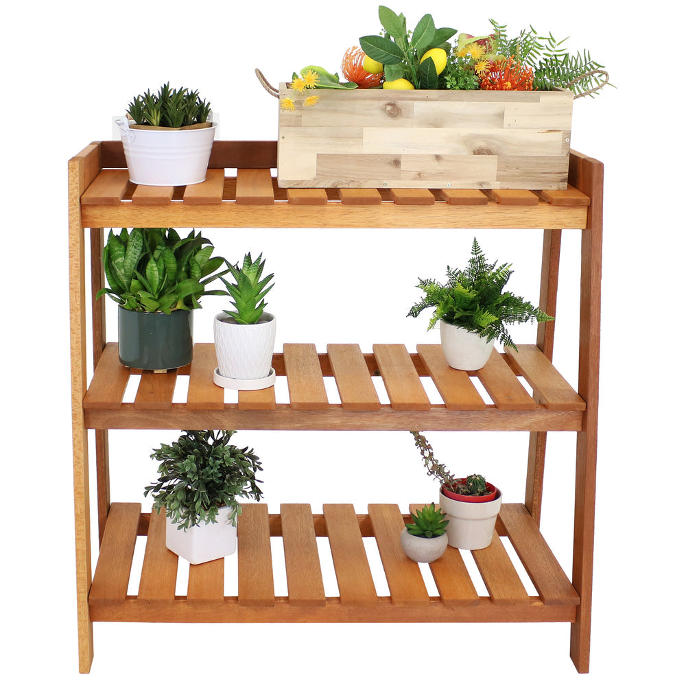 Wooden Plant Stand- 3 Layer