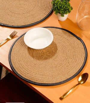 Jute Reversible Table Placemat- Set of 2