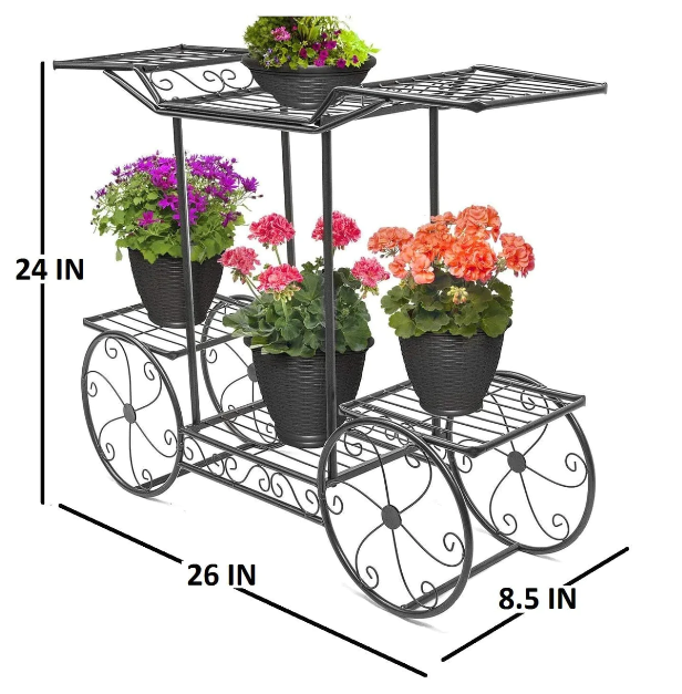 Metal Planter Stand 6-tier