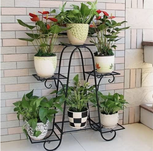 6-tier Plant Stand | Pot Holder for Indoor and Outdoor