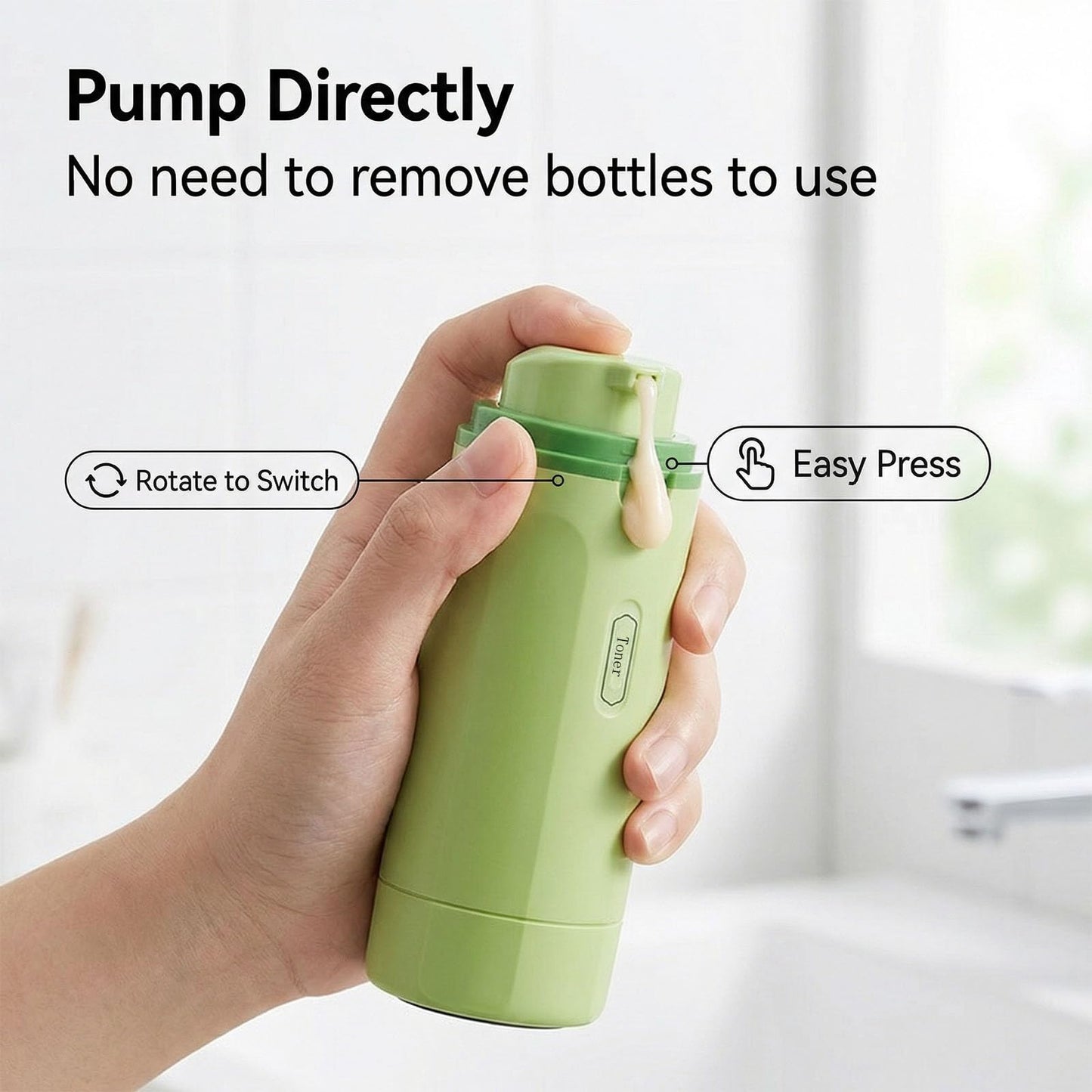4 in 1 Travel Dispenser Bottle
