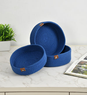 Round Jute Bowl- Set of 3