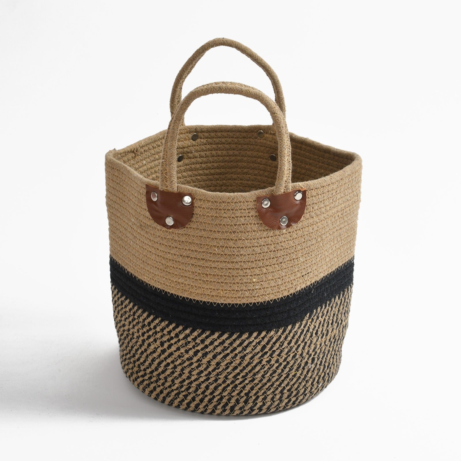 Round Jute Handle Bags