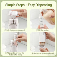 4 in 1 Travel Dispenser Bottle