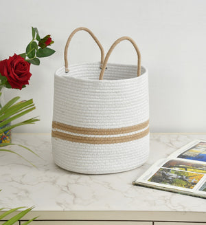 Round Jute Handle Bags