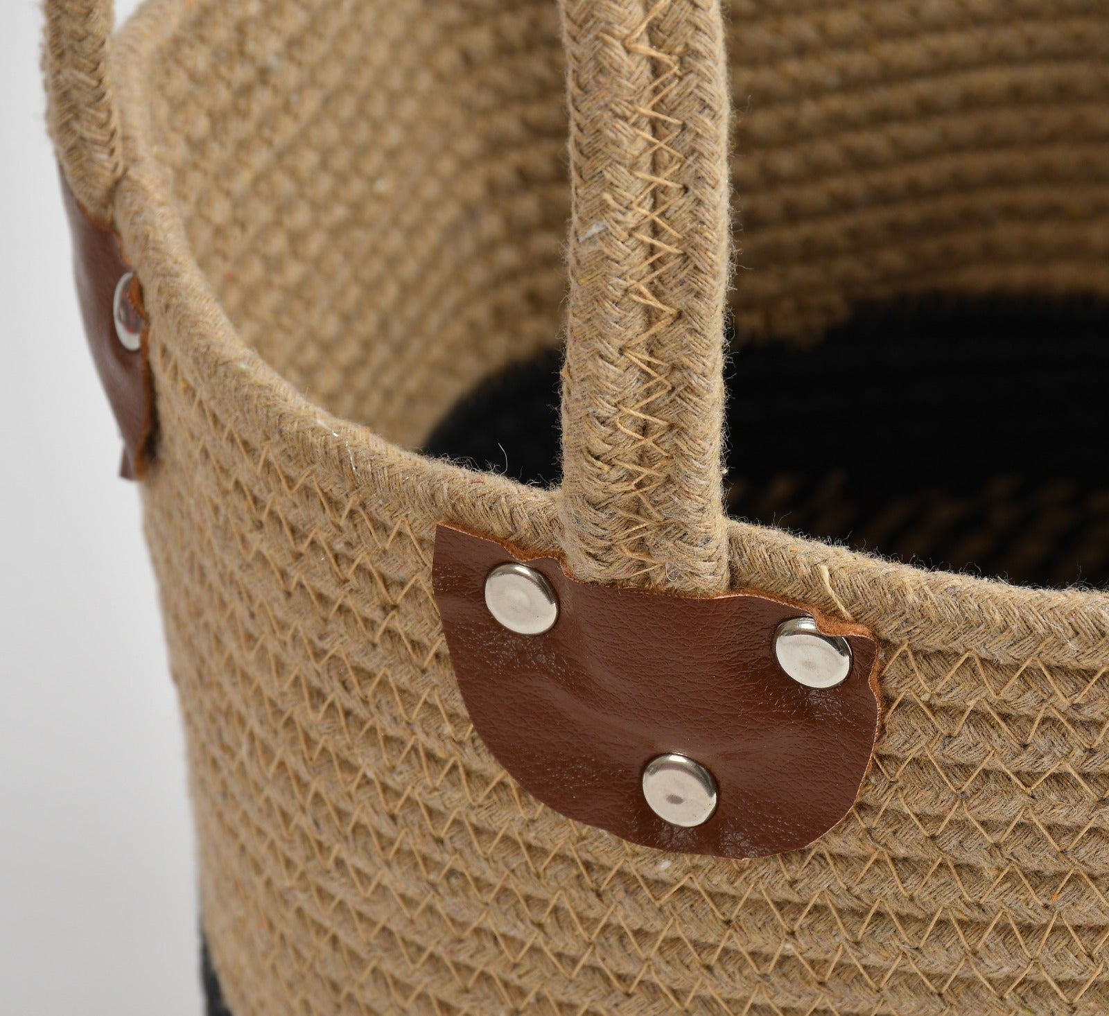 Round Jute Handle Bags